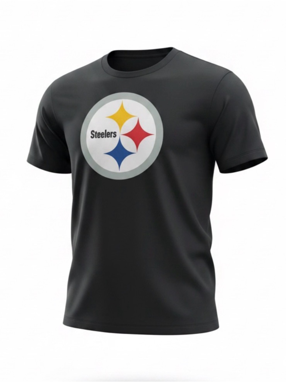 Fanatics Black Pittsburgh Steelers Emblem Tee